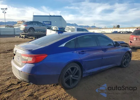 2019 Honda Accord Sport z USA, uszkodzony, nr VIN 1HGCV1F3XKA039604